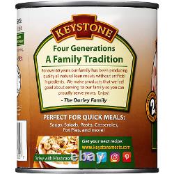 12 Cans Keystone Meats All Natural Turkey Fully Cooked 28 oz No Preservatives