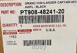 2024 Toyota Grand Highlander 7-passanger All Weather Floor Mats