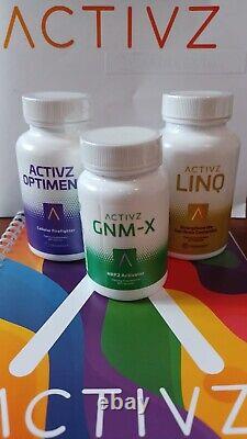 ACTIVZ TRIFECTA 1 GNMX + 1 LINQ + 1 OPTIMEND ONLY. FREE travel bag