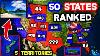 All 50 States U0026 5 Territories In The Usa Ranked Worst To Best