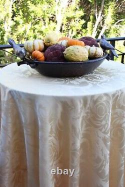 Damask Tablecloth, All Sizes Including All Oval Tablecloth Sizes