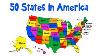 Fifty States Song Alphabetical Order Official Video Fifty States Of America Map Patriotic Song