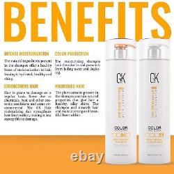 GK HAIR Moisturizing Shampoo and Conditioner Set Dry Damage Sulfate Free 33.8 oz