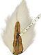 Hareline Large Northern Bucktail Natural / White Fly Tying Material Deer Hair