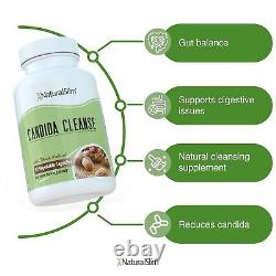 NaturalSlim Candiseptic Kit Candida Albicans Cleanse and Detox Capsules