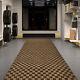 Runner Rug Hallway Non Slip Rubber Back Custom Size As Carpet Doormat Checkered