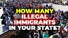 The Number Of Illegal Immigrants In Every State In America