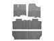 Weathertech All-weather Floor Mats For Toyota Sienna 2011-2012 1st 2nd 3rd Grey