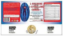 3 Bouteilles L-Arginine 5000mg L-Citrulline 1000mg 16oz Poudre CERISE