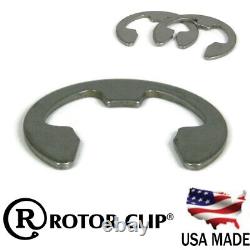Anneau de retenue en acier inoxydable Rotor Clip E Clip, anneaux de verrouillage E, toutes tailles et quantités.
