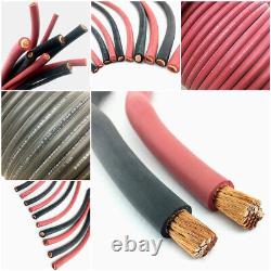 Câble de soudage flexible en caoutchouc Câble de batterie SGR en cuivre pur SAE J1127 fabriqué aux États-Unis
