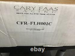 Cary Faas CFR 4 1/2 Chrome Tout lisse Megaphone Échappement conique Harley FLH