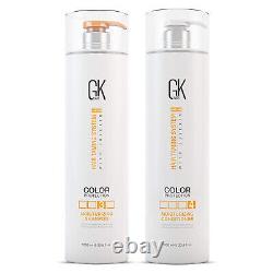 Ensemble de shampooing hydratant et d'après-shampooing GK HAIR sans sulfate pour cheveux secs et abîmés de 33,8 oz.