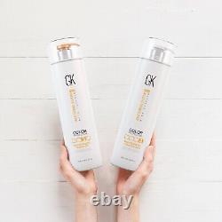 Ensemble de shampooing hydratant et d'après-shampooing GK HAIR sans sulfate pour cheveux secs et abîmés de 33,8 oz.