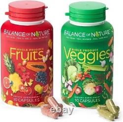 Équilibre de la nature Whole Food Fruits & Veggies Dietary Supplement 360 Capsules