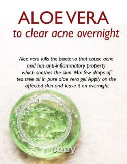 Gel d'Aloe Vera (ÉPAIS) 100% pur biologique Apaisant Hydratant Lotion pour la peau en vrac