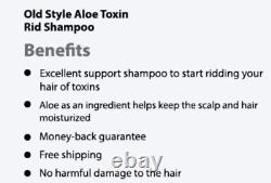 Shampooing Aloe Toxin Rid de style ancien + Boîte Zydot Ultra Clean + Instructions