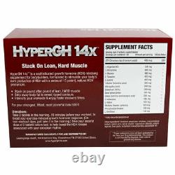 Supplément de musculation HyperGH 14x pour une masse musculaire maigre - 120 comprimés x 6 paquets