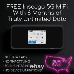 T-Mobile Inseego 5G Mifi avec 6 mois de données hotspot 4G/5G véritablement illimitées