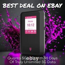 T-Mobile Quanta 5G Mifi Avec 90 Jours De Données Illimitées Vraiment 4G/5G pour le Point d'Accès