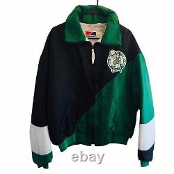 Veste matelassée verte Swingster Boston Celtics des années 80 taille L pour hommes