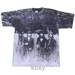 Vintage 1995 Le Beatles T-shirt adulte taille XL AOP couture unique Fabriqué aux États-Unis années 90